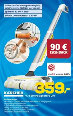 Euronics KÄRCHER Bodenwischer FC 8 Smart Signature Line Angebot