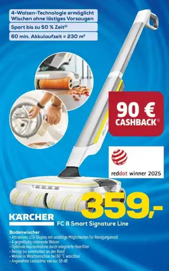 Euronics KÄRCHER Bodenwischer FC 8 Smart Signature Line Angebot