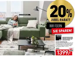 Möbel Wallach Sofa kultur polster-eckkombination Angebot