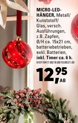 Möbel Wallach Micro-led-hänger Angebot