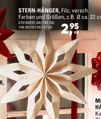 Möbel Wallach Stern-hänger Angebot