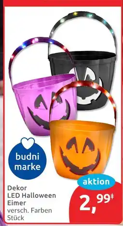 Budni Budni marke dekor led halloween eimer Angebot