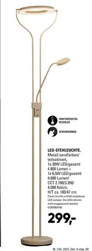 Möbel Wallach Led-stehleuchte Angebot
