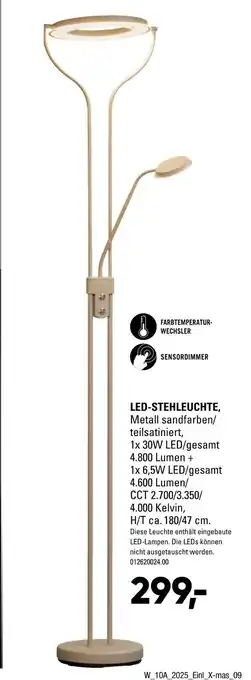 Möbel Wallach Led-stehleuchte Angebot