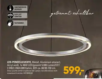 Möbel Wallach Led-pendelleuchte Angebot