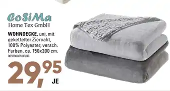Möbel Wallach Cosima home tex gmbh wohndecke Angebot