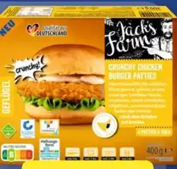 Aldi Nord Jack’s Farm Crunchy Chicken-Burger-Patties Angebot