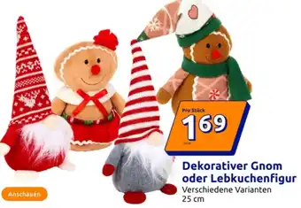 Action Dekorativer Gnom oder Lebkuchenfigur Angebot