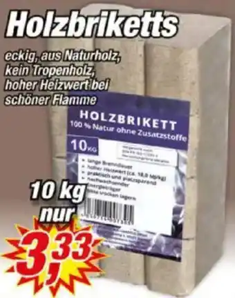 Posten Börse Holzbriketts Angebot