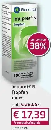 Sabelus XXL Imupret N Tropfen Angebot