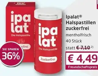 Sabelus XXL Ipalat Halspastillen zuckerfrei Angebot