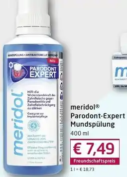 Sabelus XXL meridol Parodont-Expert Mundspülung Angebot