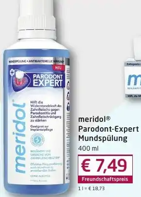 Sabelus XXL meridol Parodont-Expert Mundspülung Angebot