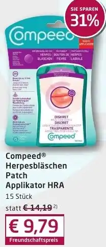 Sabelus XXL Compeed Herpesbläschen Patch Applikator HRA Angebot