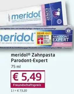 Sabelus XXL meridol Zahnpasta Parodont-Expert Angebot