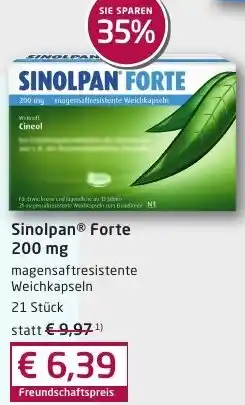 Sabelus XXL Sinolpan Forte 200 mg Angebot
