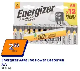 Action Energizer Alkaline Power Batterien AA Angebot