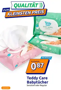 Action Teddy Care Babytücher Angebot