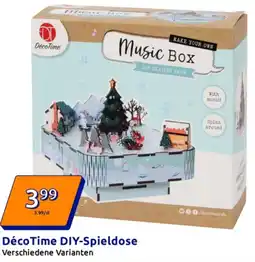 Action DécoTime DIY-Spieldose Angebot