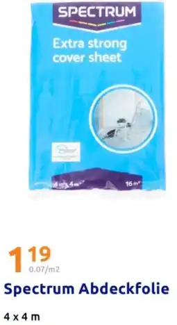 Action Spectrum Abdeckfolie Angebot