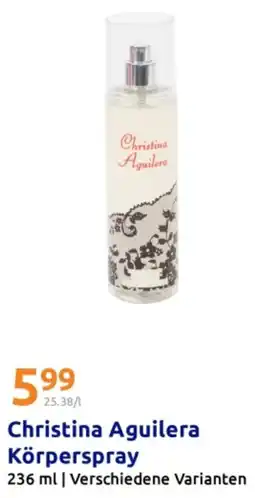 Action Christina Aguilera Körperspray Angebot