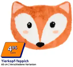 Action Tierkopf-Teppich Angebot