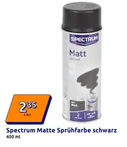 Action Spectrum spectrum matte sprühfarbe schwarz Angebot