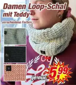 Posten Börse Damen Loop-Schal mit Teddy Angebot