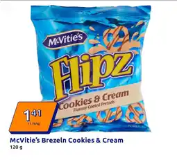 Action Mcvitie's flipz cookies & cream Angebot