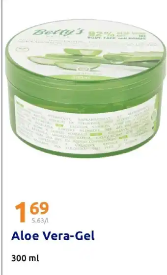 Action Betty's aloe vera-gel Angebot