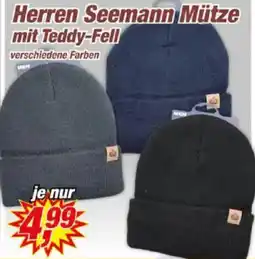 Posten Börse Herren Seemann Mütze mit Teddy-Fell Angebot