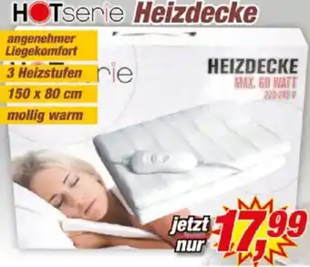 Posten Börse HOTserie Heizdecke Angebot