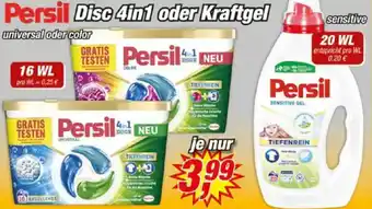 Posten Börse Persil Disc 4in1 oder Kraftgel Angebot