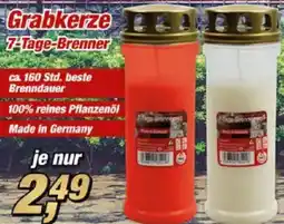 Posten Börse Grabkerze 7-Tage-Brenner Angebot