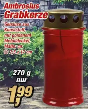 Posten Börse Ambrosius Grabkerze Angebot