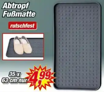Posten Börse Abtropf Fußmatte Angebot