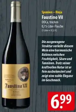 Famila Nord Ost Spanien – Rioja Faustino VII Angebot