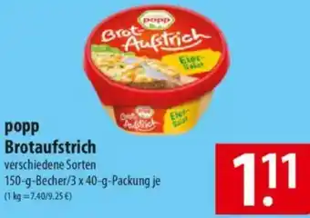Famila Nord Ost popp Brotaufstrich Angebot