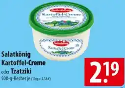 Famila Nord Ost Salatkönig Kartoffel-Creme oder Tzatziki Angebot