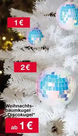Woolworth Weihnachtsbaumkugel "Discokugel" Angebot