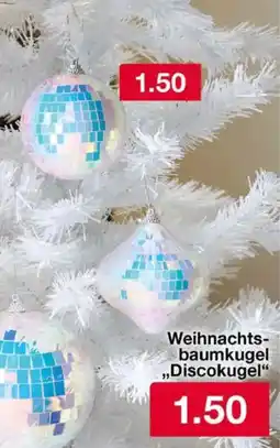 Woolworth Weihnachtsbaumkugel ,,Discokugel" Angebot