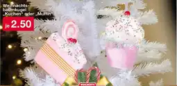 Woolworth Weihnachtsbaumkugel ,,Kuchen" oder „,Muffin" Angebot