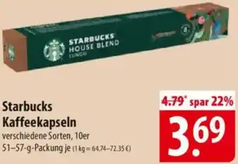 Famila Nord Ost Starbucks Kaffeekapseln Angebot