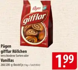 Famila Nord Ost Pågen gifflar Röllchen oder Vanillas Angebot
