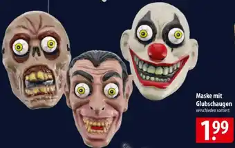 Famila Nord Ost Maske mit Glubschaugen Angebot