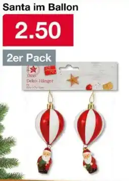 Woolworth Santa im Ballon Angebot