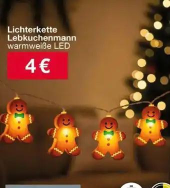 Woolworth Lichterkette Lebkuchenmann Angebot
