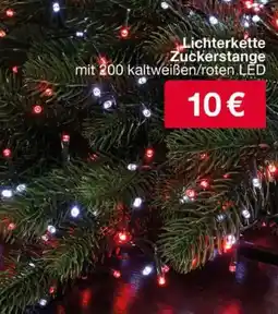 Woolworth Lichterkette Zuckerstange Angebot