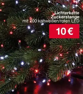 Woolworth Lichterkette Zuckerstange Angebot