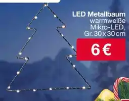 Woolworth LED Metallbaum Angebot